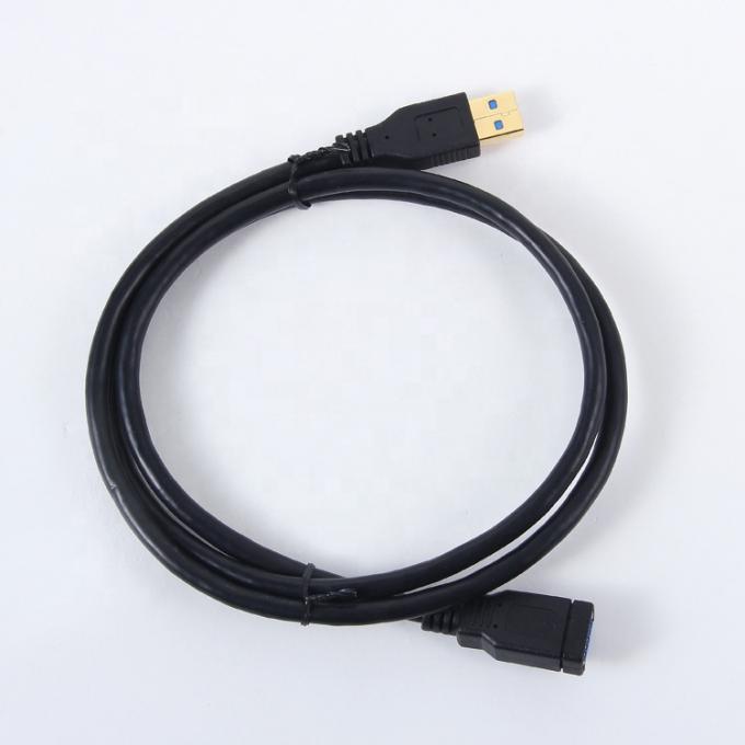 컴퓨터용 고속 5Gbps 1M USB 3.0 남성에서 여성 USB 3.0 타입 A 확장 케이블 1