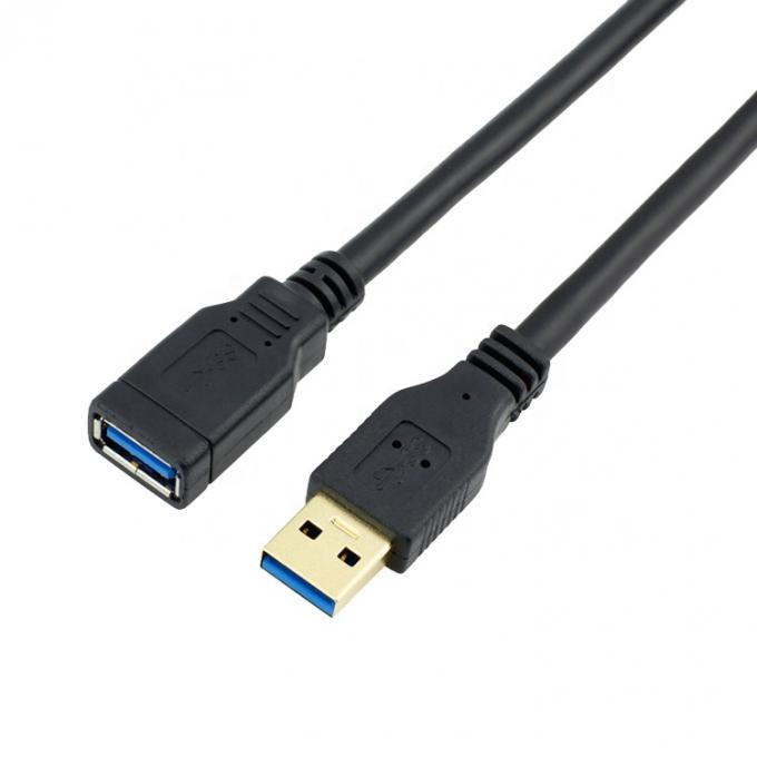 컴퓨터용 고속 5Gbps 1M USB 3.0 남성에서 여성 USB 3.0 타입 A 확장 케이블 5