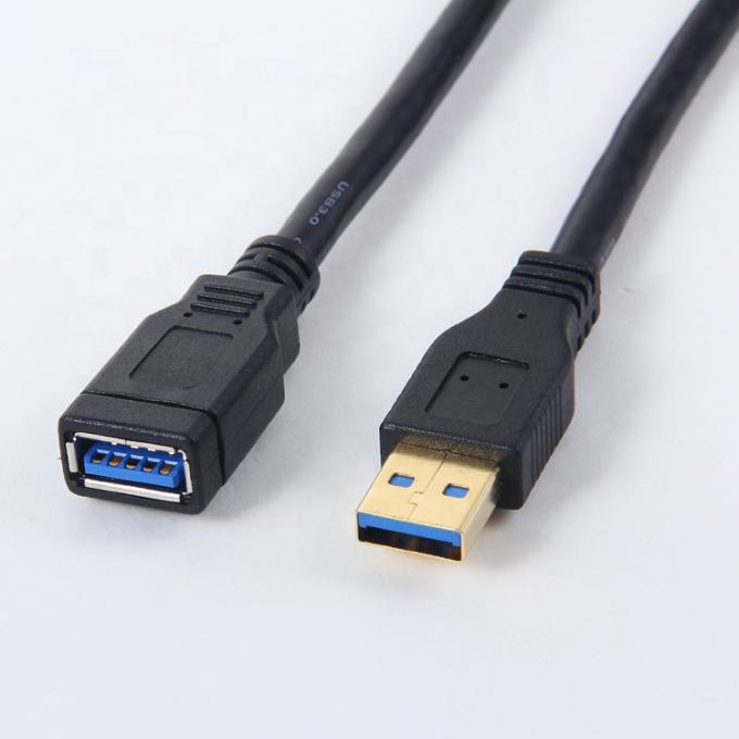컴퓨터용 고속 5Gbps 1M USB 3.0 남성에서 여성 USB 3.0 타입 A 확장 케이블 4