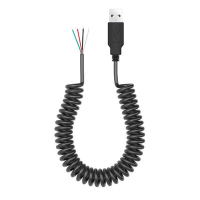 주문 스프링 와이어 USB를 열기 위해 4 캔 벗은 와이어 끝 케이블 online manufacture