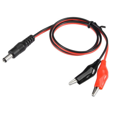 주문 2.1mmx5.5mm 12V DC 남성 잭에서 악어 클립 전력 케이블 커넥터 CCTV 보안 카메라 조명 online manufacture