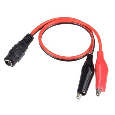 주문 12V DC 5.5x2.1mm 여성 배럴 잭에서 악어 클립 CCTV 보안 카메라에 대한 전력 케이블 커넥터 online manufacture