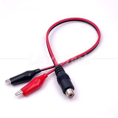 주문 RCA 여성 AV에서 악어 클립 스피커 케이블 online manufacture