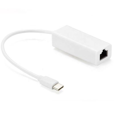 주문 플러그 앤 플레이 100Mbps 기가비트 USB 타입 C에서 RJ45 이더넷 랜 네트워크 어댑터 노트북 컴퓨터 online manufacture