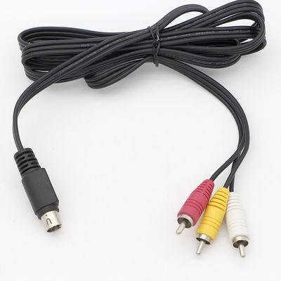 주문 OEM 9 핀 미니 딘 RCA S 비디오 오디오 케이블 TV 디스플레이 오디오 비디오 수신기 online manufacture