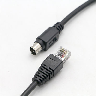 주문 사용자 정의 남성에서 남성 RJ45에서 8 핀 미니 딘 커넥터 케이블 online manufacture
