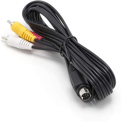 주문 9 핀 미니 딘 3 RCA S 비디오 오디오 케이블 TV 디스플레이 오디오 비디오 수신기 online manufacture