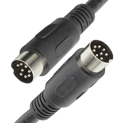 주문 사용자 지정 완전히 연결 된 보호 된 남성에서 남성 큰 8 핀 딘 케이블 online manufacture