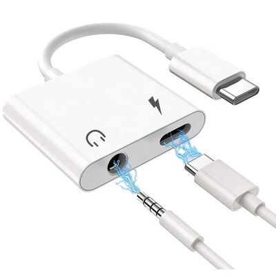 주문 2 in 1 USB C to 3.5mm jack AUX 헤드폰 에어폰 덩글 어댑터 삼성 노트 쿨 픽셀 4 4XL 3 3XL 2 2XL online manufacture