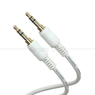 주문 고품질의 금 은 접착자 남성에서 남성 3.5mm TRS 3 폴 스레오 잭 오디오 확장 케이블 online manufacture