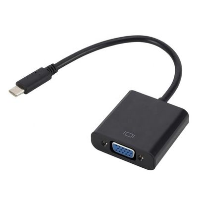 주문 1080P 4K USB 타입 C에서 PC 컴퓨터 노트북용 VGA 변환 어댑터 online manufacture