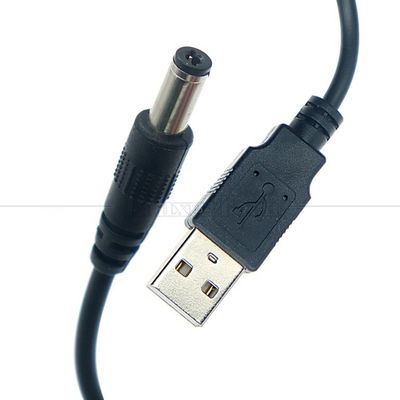 주문 사용자 지정 1m 5.5x2.1mm 배럴 잭 USB에서 DC 전원 케이블 online manufacture