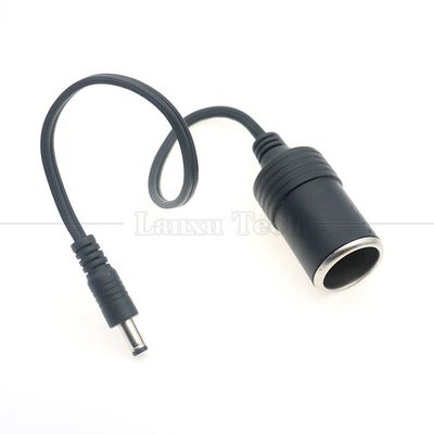 주문 120W 12V 10A 자동차 담배 라이터 DC 남성 5.5mm x 2.1mm 전원 충전 케이블에 여성 소켓 online manufacture