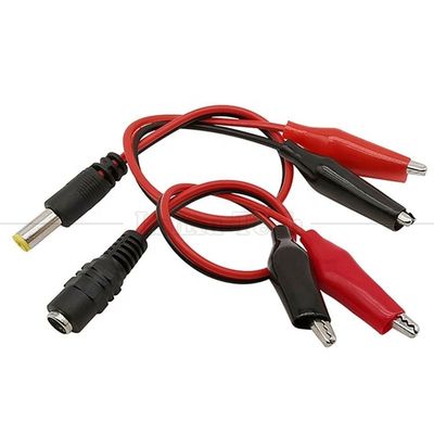 주문 30cm DC 배럴 잭 5.5x2.1mm 남성 여성 두 개의 악어 클립 전원 공급 장치 CCTV 카메라용 DC 케이블 online manufacture