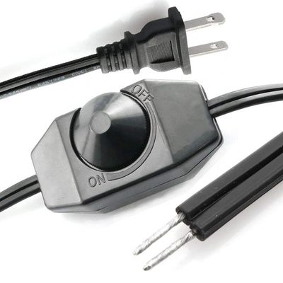 주문 1.8m 로터리 버튼 조절 가능한 LED 디머 스위치 컨트롤러 램프 LED 스트립 전원 케이블 online manufacture