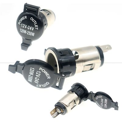 주문 12v 24v 방수 Gap 자동차 담배 라이트커 여성 소켓 전원 충전자 어댑터 오토바이 online manufacture