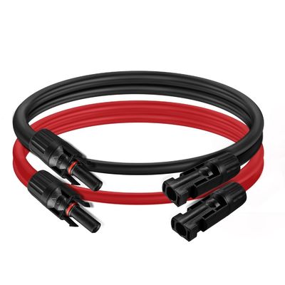 주문 10AWG 6mm 방수 태양 전지 케이블 태양 전지 패널 어댑터 와이어 여성 및 남성 커넥터와 태양 전지 확장 케이블 케이블 키트 도구 online manufacture