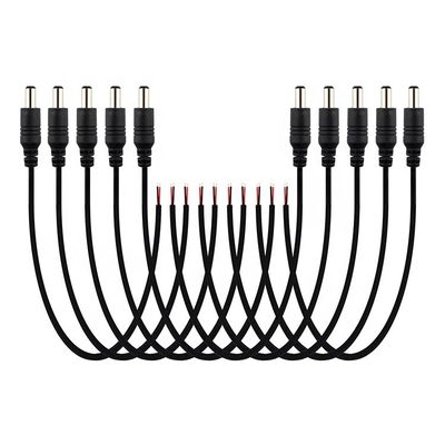 주문 DC 2.1x5.5mm 남성 여성 소켓 배럴 커넥터 오픈 DC 피그테일 전력 케이블 online manufacture