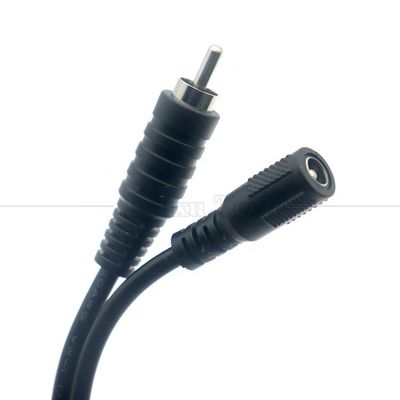 주문 RCA 남성에서 DC 5.5x2.5mm 5.5x2.1mm 여성 플러그 배럴 잭 12V DC 페달 전원 케이블 online manufacture
