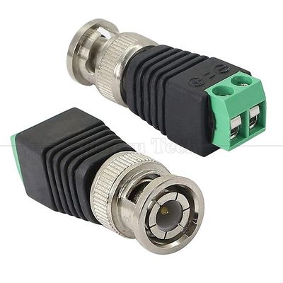 주문 2 핀 솔더리스 스크루 터미널 BNC CCTV 카메라를위한 남성 여성 커넥터 전원 어댑터 online manufacture