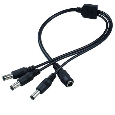 주문 1 입력 3 출력 1 여성 3 남성 5.5x2.1mm DC 전원 공급 스플리터 케이블 CCTV LED 스트립 online manufacture