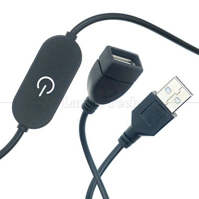 주문 5v 스텝리스 업 다운 터치 컨트롤러 디머 1m 남성에서 여성 USB 켜고 끄는 스위치 케이블 LED 스트립 바 램프 online manufacture