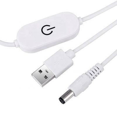 주문 5V 2A USB TO dc 5.5*2.1mm 조절 스위치 원격 케이블 LED 스트립 디머 램프 조명 online manufacture