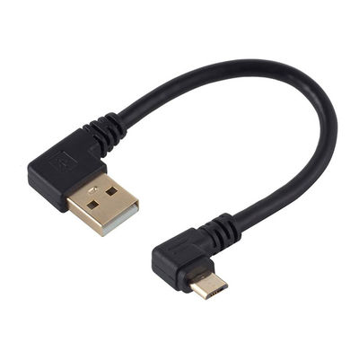 주문 각 USB에서 L 모양 왼쪽 오른쪽 각 90도 마이크로 V8 확장 데이터 충전 케이블 online manufacture