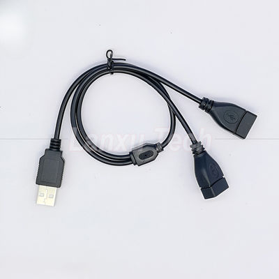 주문 USB 2.0 A 남성에서 2 쌍 USB 여성 잭 Y 스플리터 허브 전원 케이블 확장 어댑터 케이블 online manufacture