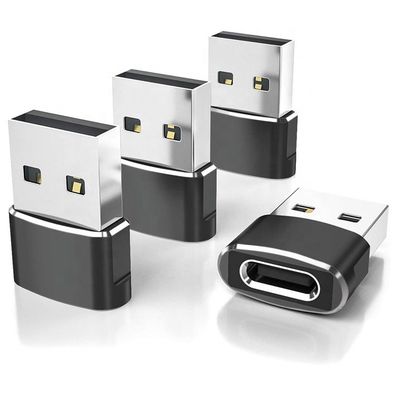 주문 멀티 컬러 금속 셸 USB 타입 C 여성에서 USB 남성 어댑터 online manufacture