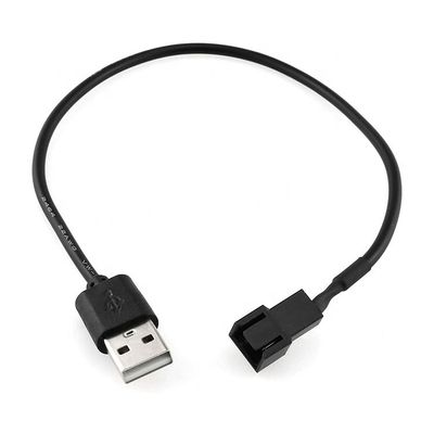 주문 USB에서 3 핀 4 핀 모렉스 여성 PWM 5V 케이스 컴퓨터 냉장기 냉각 팬 전원 공급 장치 어댑터 커넥터 케이블 online manufacture