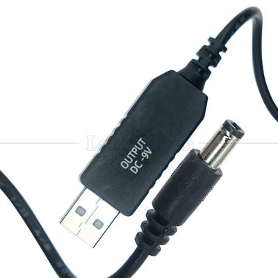 주문 고품질 부스터 5V USB에서 9V DC 5.5x2.1mm 스텝 업 변환기 전원 충전 케이블 online manufacture