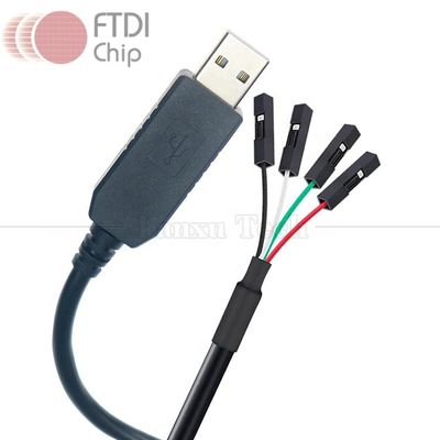 주문 고품질 FTDI FT232 Uart USB에서 TTL 시리즈 케이블 4p 듀폰 커넥터 Arduino Raspberry Pi online manufacture