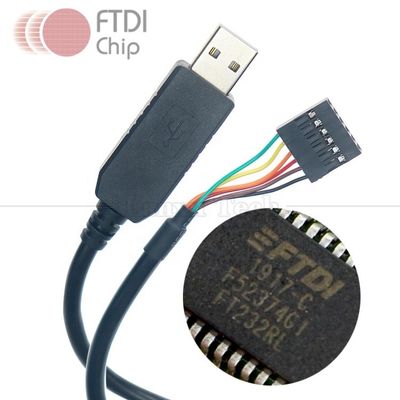 주문 FTDI 칩 FT232 USB to TTL 3.3V 5V Uart RTS CTS TXD RXD Arduino Raspberry Pi용 시리즈 변환 케이블 online manufacture