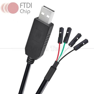 주문 라즈베리 파이용 높은 호환성 WIN7 10 FTDI FT232 5V 3.3V USB에서 Uart TTL 시리즈 케이블 online manufacture