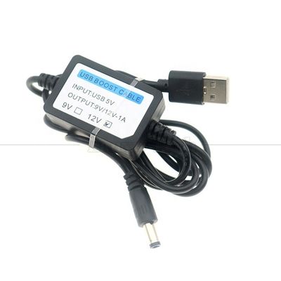 주문 고품질 5V ~ 9V 12V 1A USB ~ DC 5.5x2.1mm Wifi 라우터 부스터 변환 케이블 online manufacture