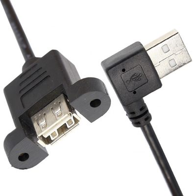 주문 스크루 잠금 남성에서 여성 패널 마운트 USB 확장 케이블 online manufacture