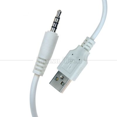 주문 OEM 데이터 충전 USB A 남성 4 폴 TRRS 3.5mm Aux 오디오 DC 잭 충전 케이블 스피커 헤드폰 online manufacture