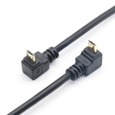 주문 90도 위쪽 각에서 위쪽 각 데이터 충전 마이크로 USB 케이블 online manufacture