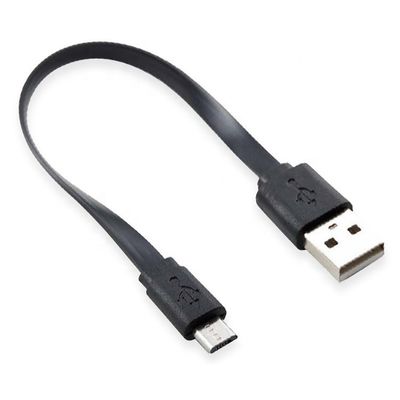 주문 파워뱅크 스피커용 짧은 검은 흰 평면 마이크로 USB 케이블 online manufacture