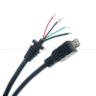주문 사용자 지정 데이터 충전 쉴드 마이크로 USB로 열 캔 와이어 끝 핑테일 전원 충전 케이블 online manufacture