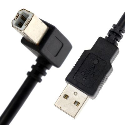 주문 Custom 1M 1.5M 3M 90도 오른쪽 각 USB 2.0 프린터 헤드 전원 확장 케이블 Epson HP online manufacture