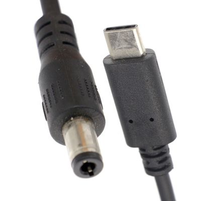 주문 사용자 정의 USB 3.1 타입 C 남성 DC 5.5x2.5mm 남성 잭 전원 충전자 노트북 전원 케이블 online manufacture