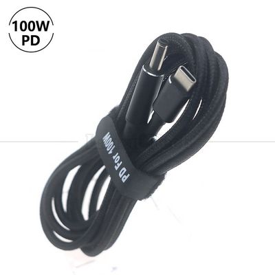 주문 나일론 넥타이 100W 20V 5A PD 타입 C ~ DC 4.5x3.0 7.4x0.6 어댑터 충전 케이블 HP 델 레노보 아수스 에이서 삼성 노트북 online manufacture