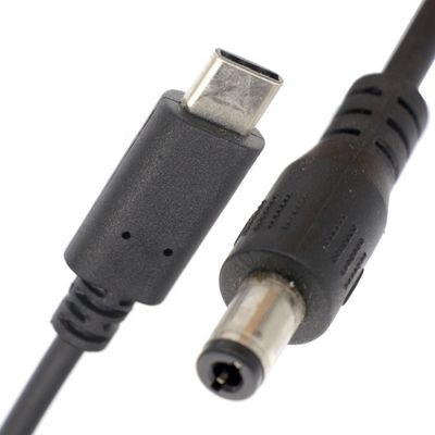 주문 사용자 정의 USB 3.1 타입 C 남성에서 DC 5.5x2.5mm 남성 파워 잭 확장 충전 케이블 online manufacture