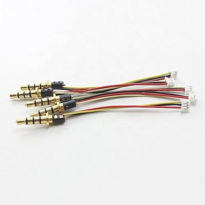 커스텀 3.5mm TRRS 오디오 잭 3 핀 모렉스 1.25mm 피치 커넥터 와이어 케이블