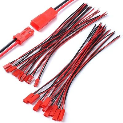 22AWG 남성 여성 2 PIN JST SYP RCY 플러그 커넥터로 맨 끝 Pigtail 와이어 리드 케이블 허리 LED 스트립 배터리