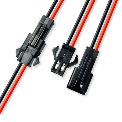 2 3 4 핀 SM 2.54mm 커넥터 GPS LED 라이트를 위한 남성에서 여성 소켓 조립 케이블