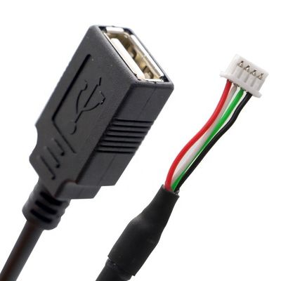 어셈블리 USB A 여성으로 JST 2 3 4 핀 PH XH 1.0mm 1.25mm 1.5mm 2.0m 피치 와이어 케이블