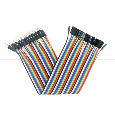 20cm 40 PIN 남성에서 여성으로 듀폰 브레드보드 GPIO 라즈베리 파이 점퍼 와이어 케이블